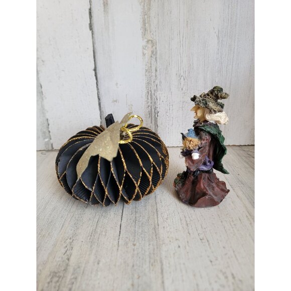 Witch mummy pumpkin Halloween figure decor set unique - Picture 5 of 7